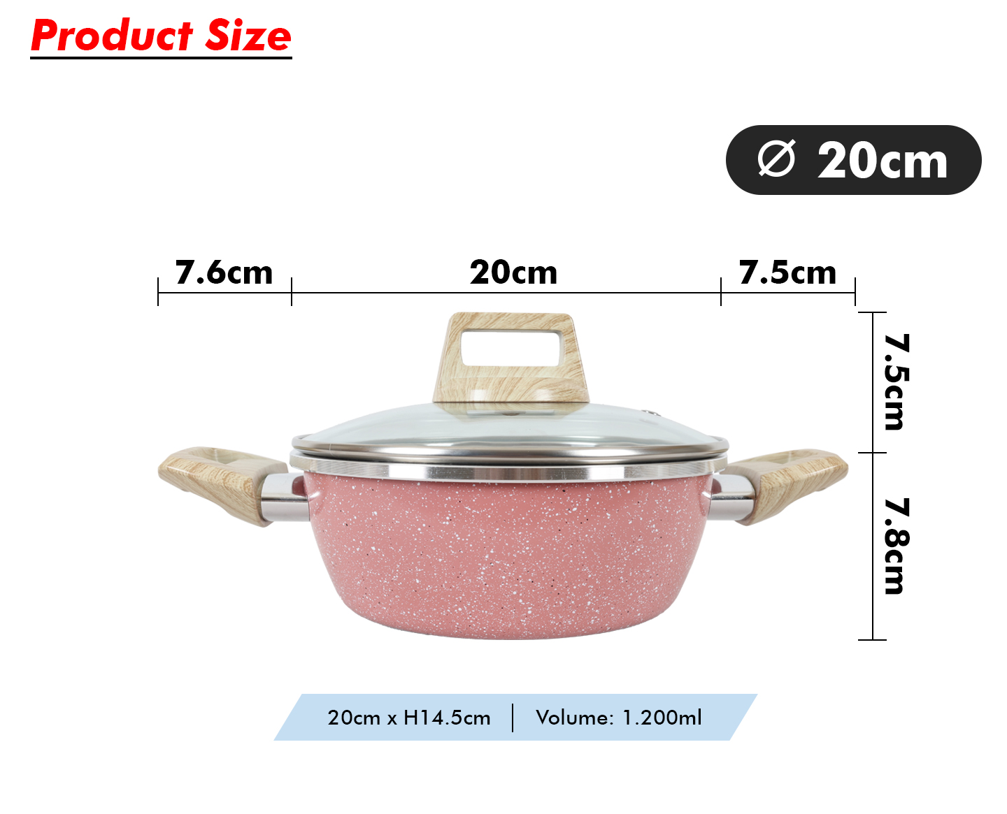 Amber Pink Saucepot